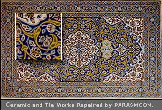 Ceramic & Tile Works Repaired by Parasmoon